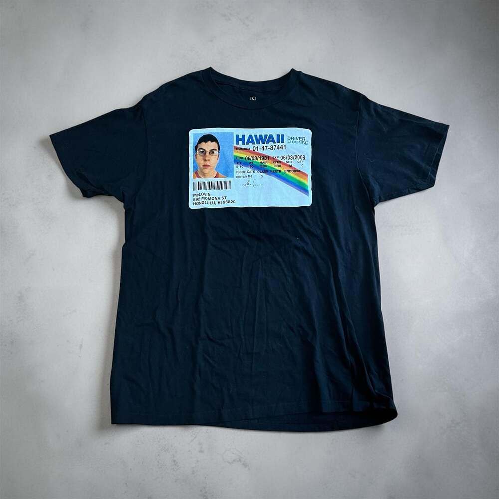 Ripple Junction Superbad McLovin Hawaii ID License Graphic T-Shirt